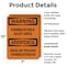 Signmission Combustible Dust Area Bilingual OSHA Warning Sign, Plastic, 7in W x 10in L, 2PK OS-2PACK-WS-P-710-L-12524 - alternate 6